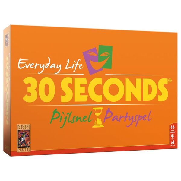 999 Games 30 Seconds Everyday Life Party Game Holländska språket spel