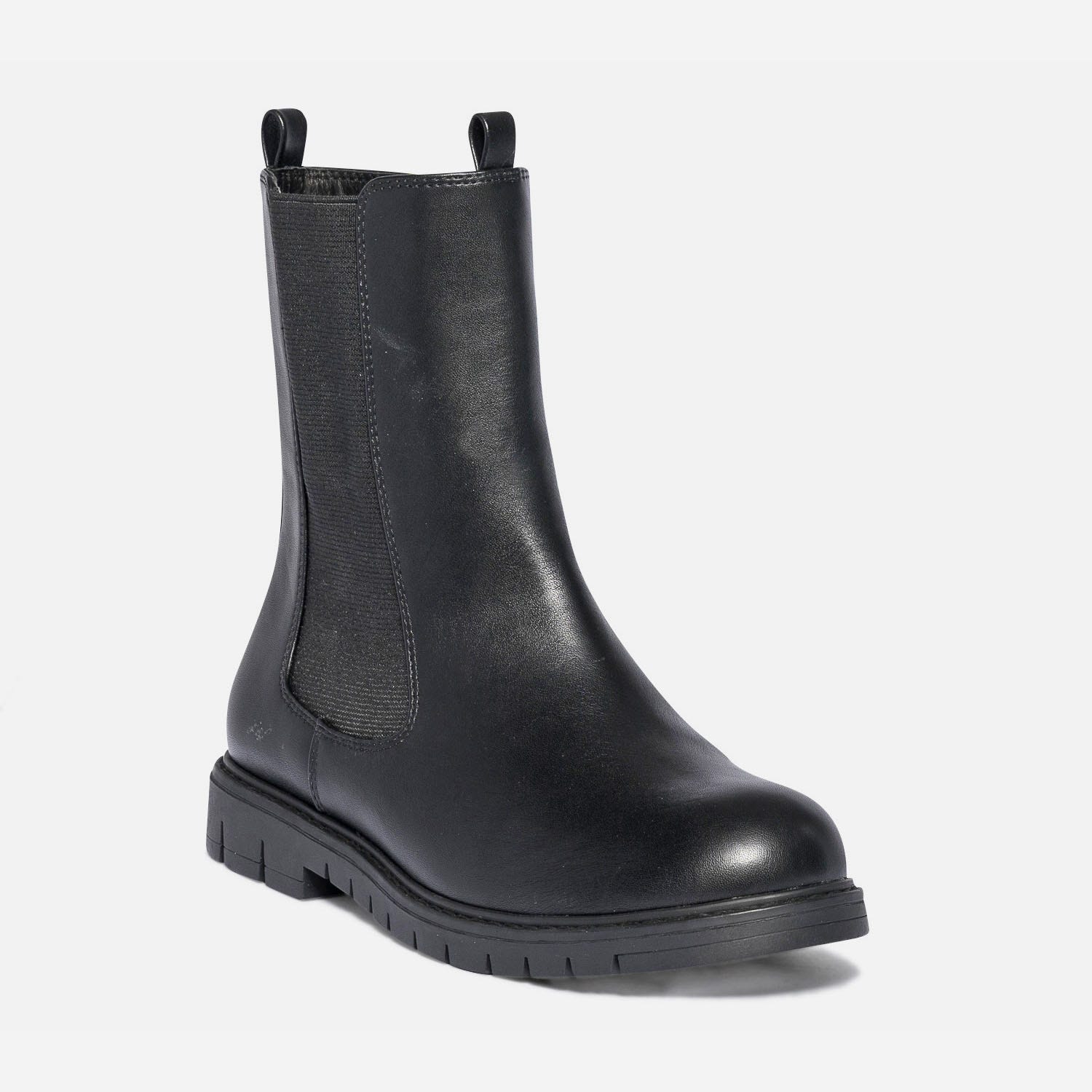 Chelsea boots noir à semelle crantée