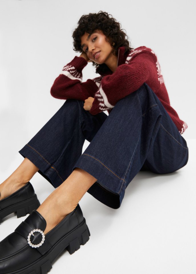 Komfort-Stretch-Jeans, Wide