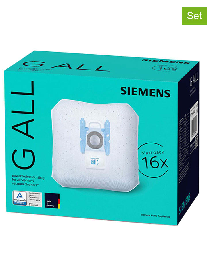 Siemens 16er-Set: Staubsaugerbeutel in Weiß günstig kaufen onesize