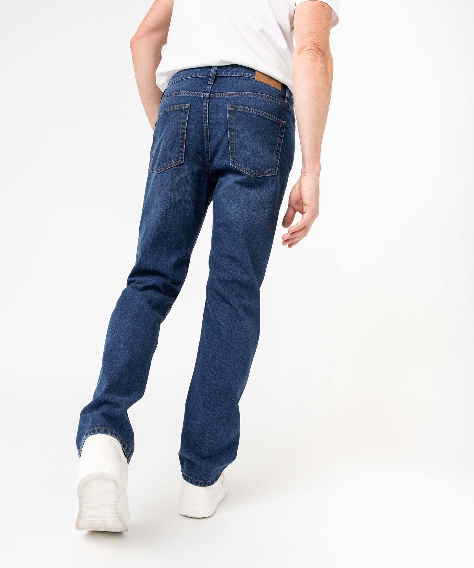 Jean homme coupe Regular légèrement délavé stone | GEMO