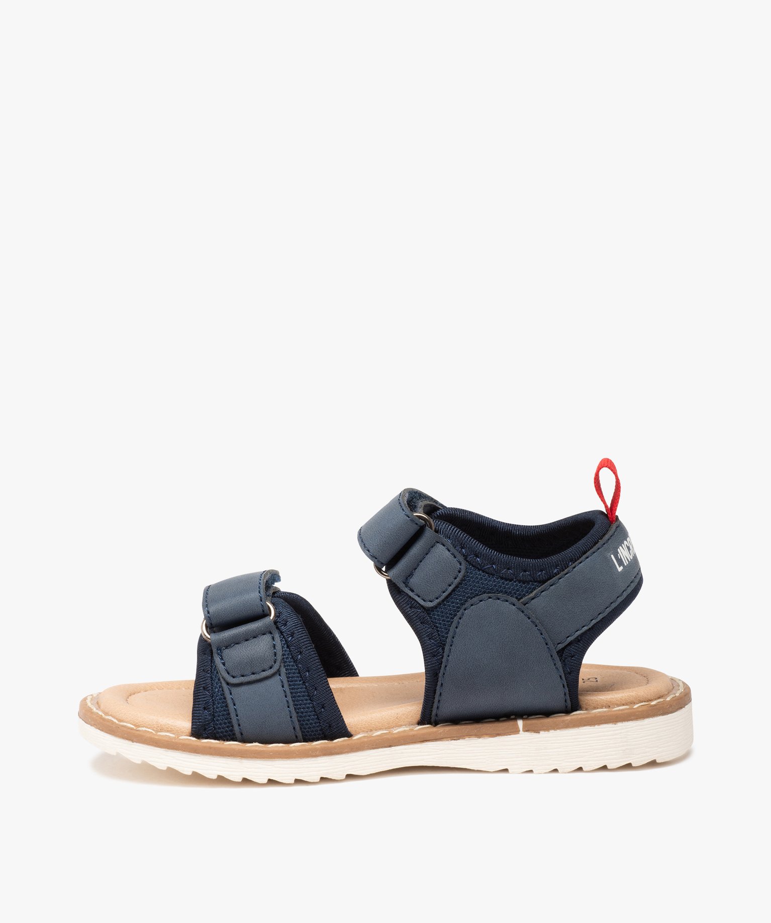 Sandales Garçon à brides scratch – Gepy marine | GEMO