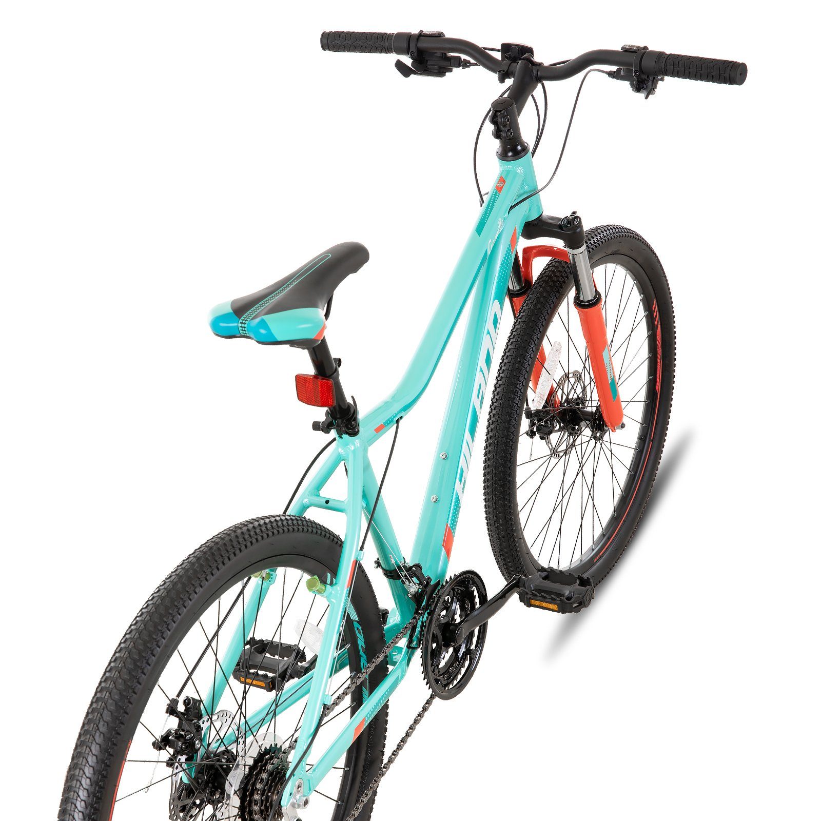 HILAND Mountainbike 26/27.5 Zoll MTB Damen mit 21 Gang,Doppelscheibenbremse, 21 Gang Shimano Tourney Schaltwerk, Kettenschaltung, (set), für Damen 160 - 180 cm MTB Hardtail Fahrrad