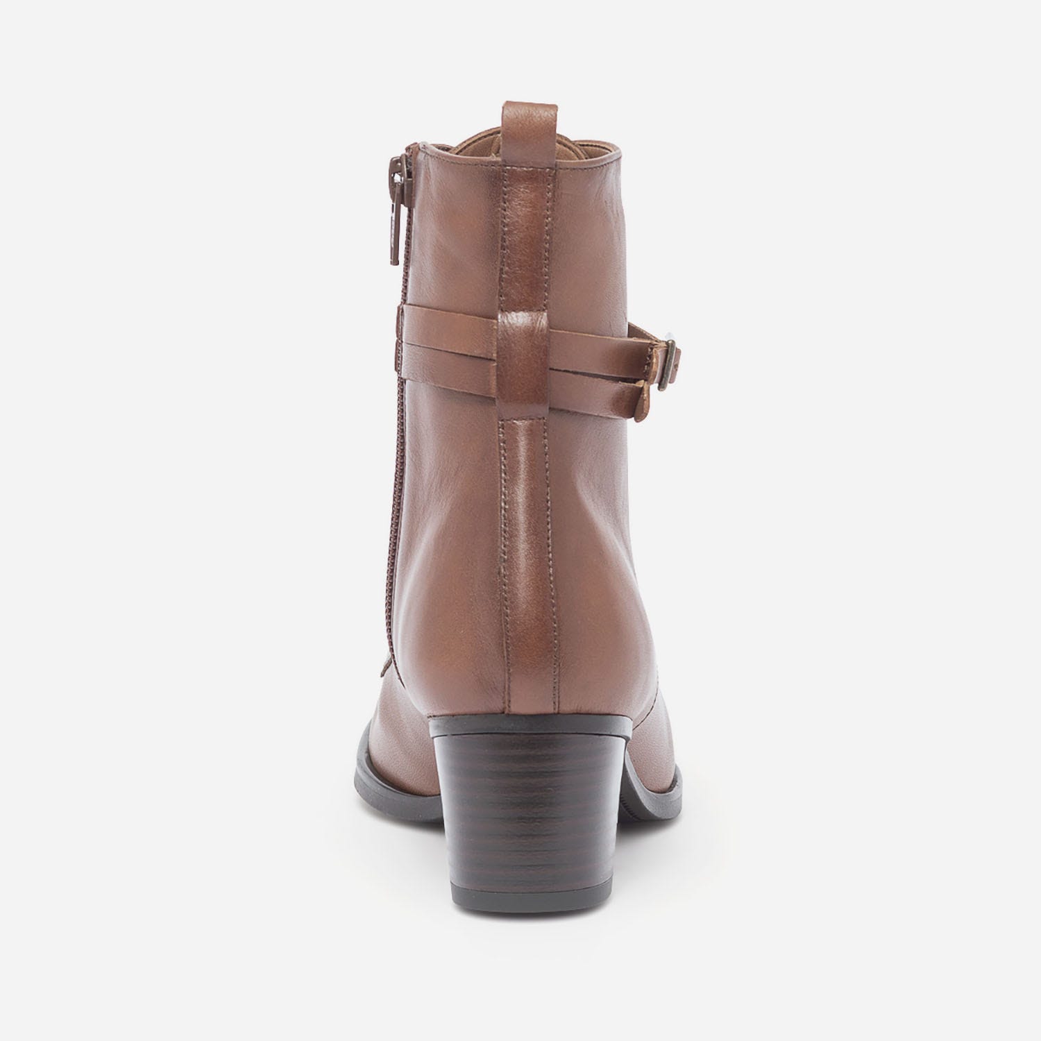 Bottine ERAM FLEX cognac en cuir