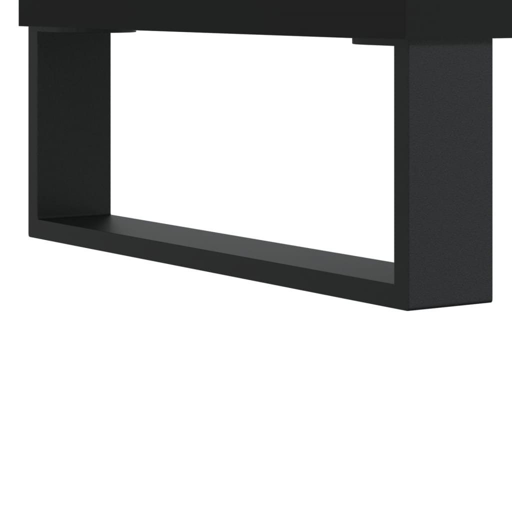 vidaXL Sideboard Sideboard Schwarz 69,5x34x90 cm Holzwerkstoff (1 St)