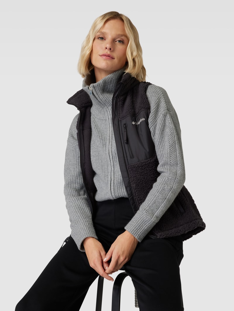 Weste mit Brusttasche Modell 'WEST BEND VEST' in schwarz