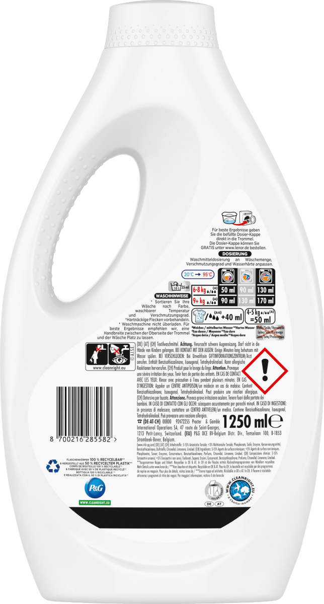 Colorwaschmittel flüssig Amethyst Blütentraum 25WL, 1,25 l