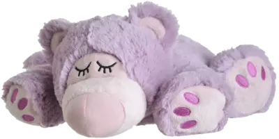 WARMIES Beddy Bear sleepy bear lila herausneh.  1 St