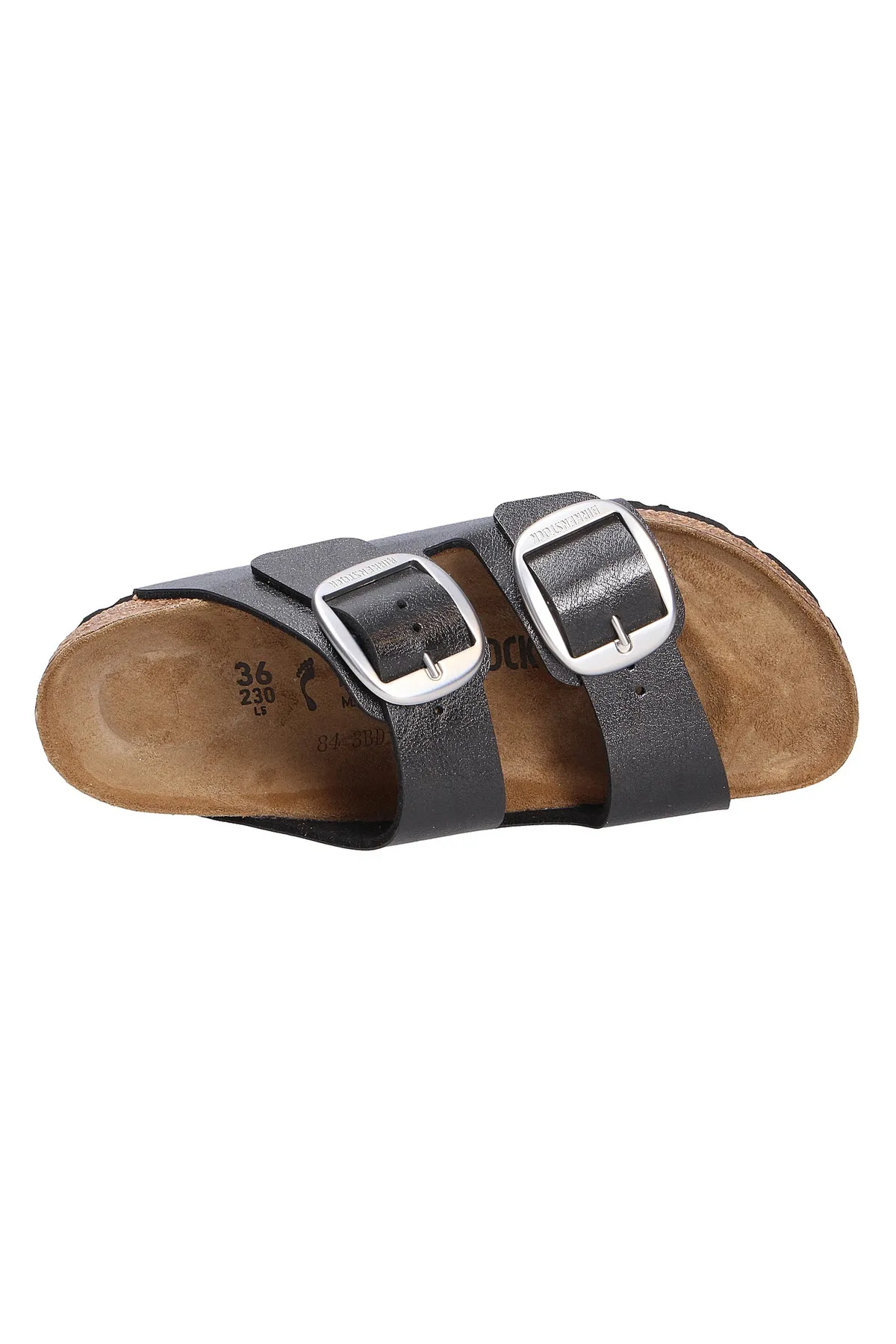Birkenstock  Pantolette - Schwarz - Flacher Absatz