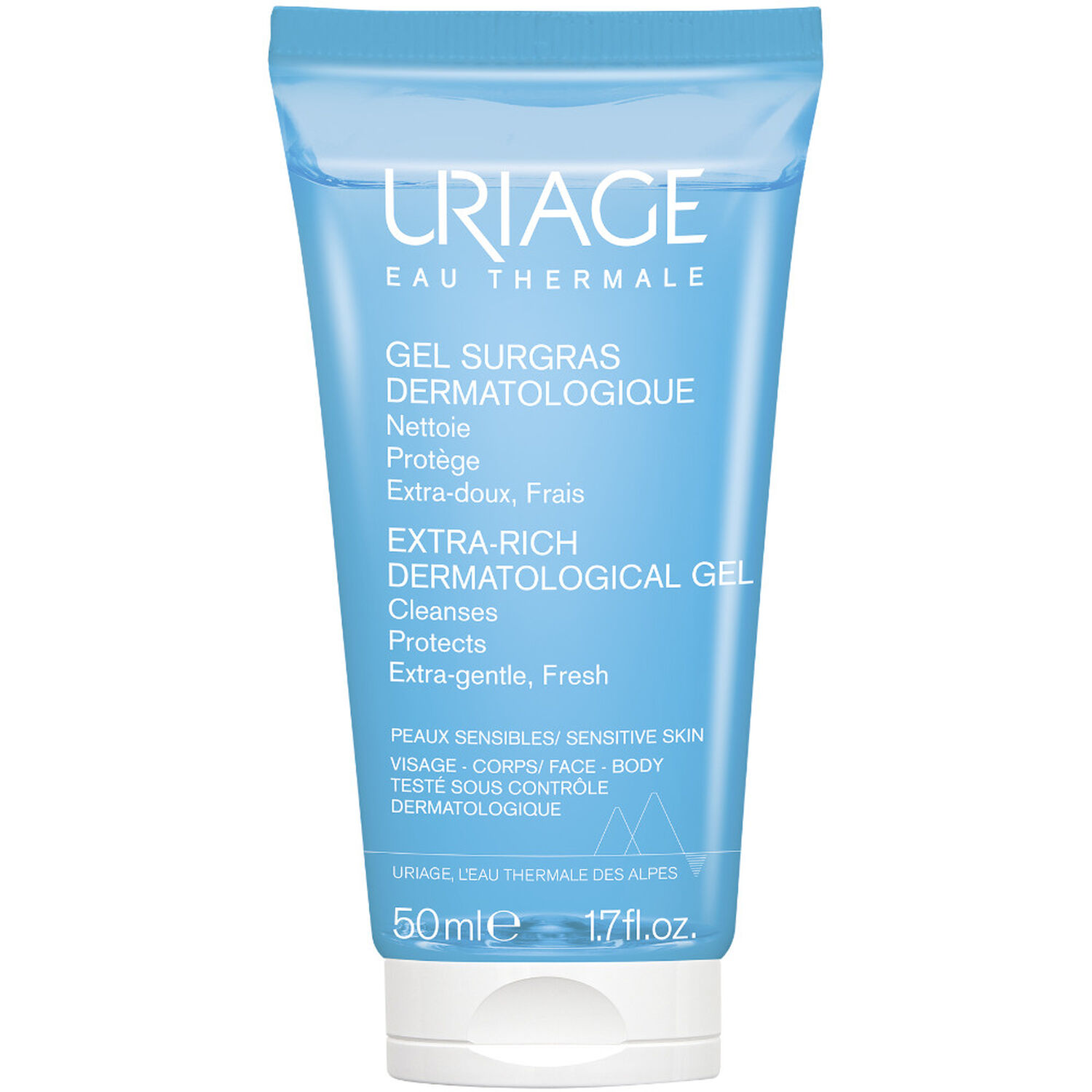 Uriage Gel Surgras Dermatologique Moussant Nettoyant
