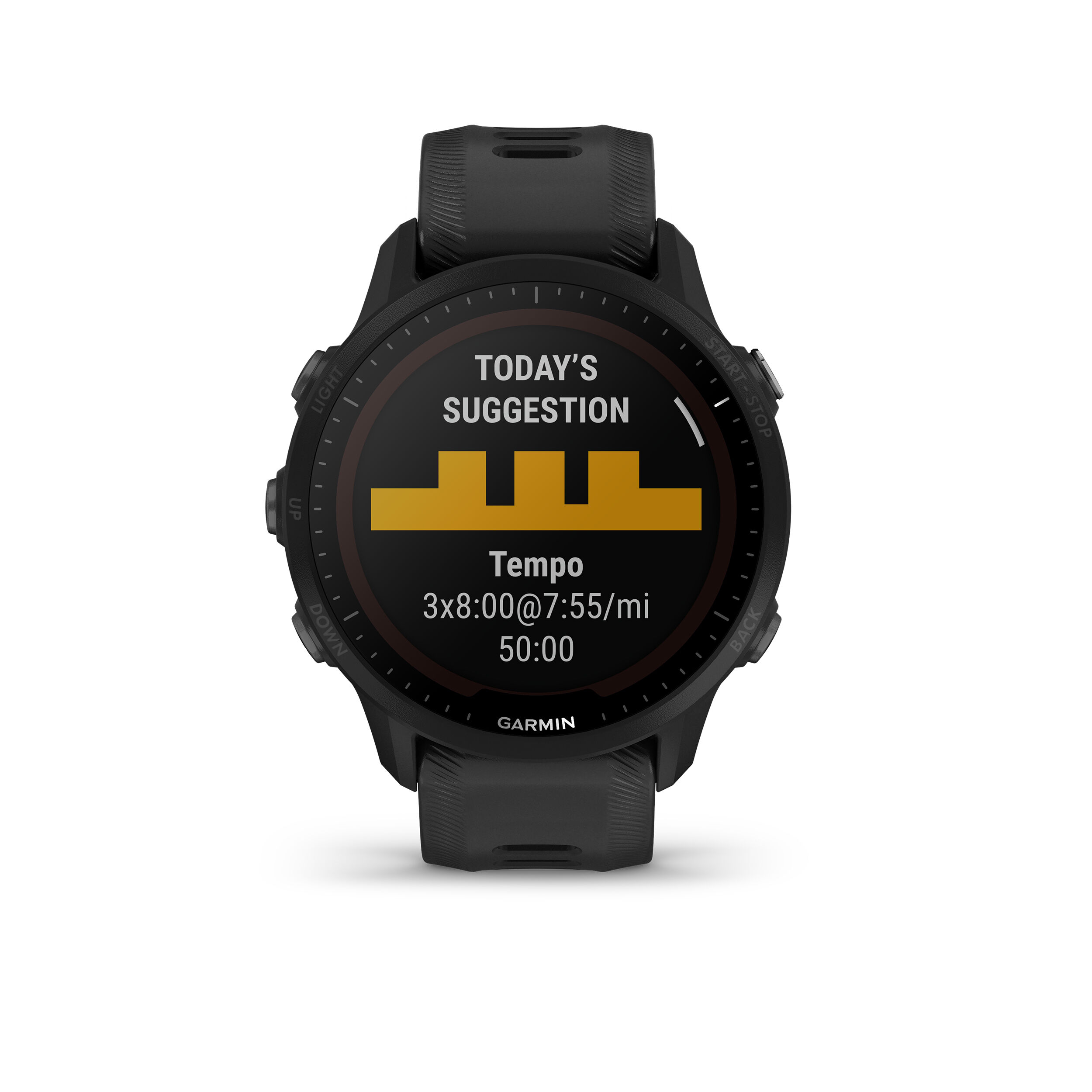 Forerunner 955 Solar Pulsuhr - Schwarz