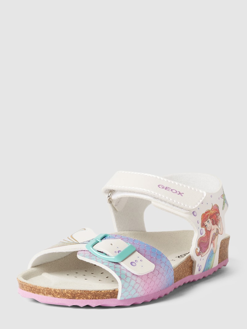 Sandalen mit DS®-Details in offwhite