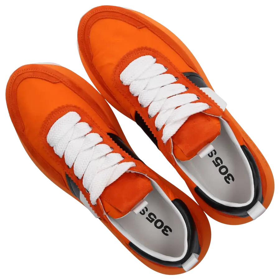 305 SOBE - Sneaker low BUCKET Veloursleder - orange