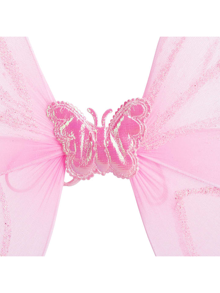 relaxdays 2x Feenflügel/Zauberstab in Pink/Silber günstig kaufen onesize