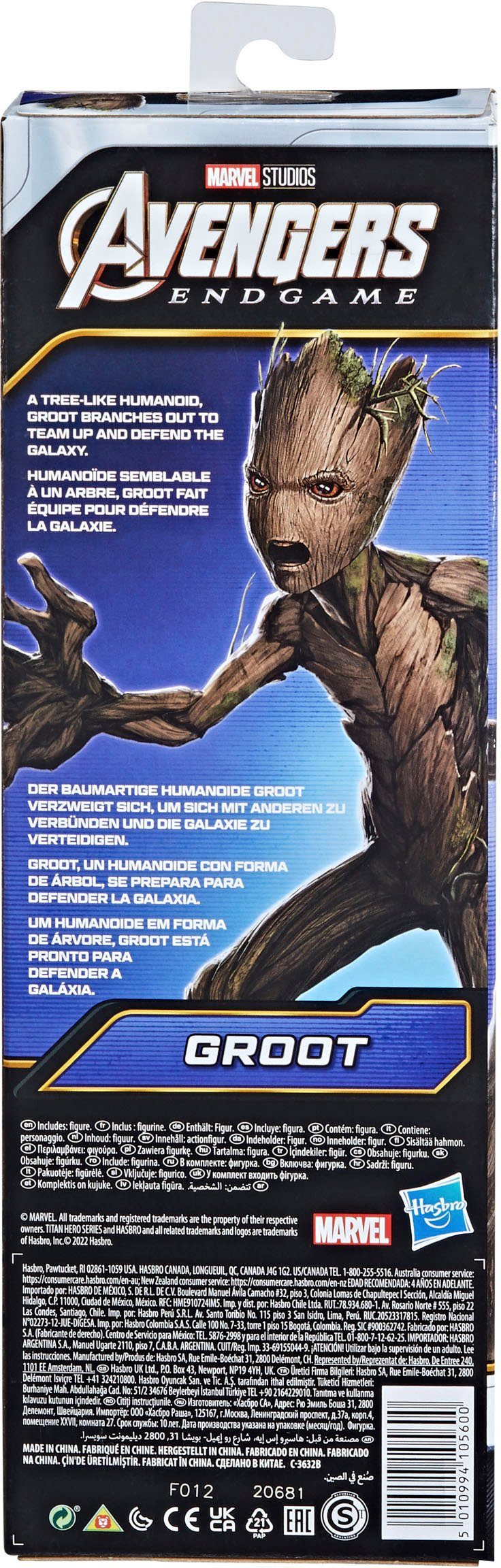 Hasbro Actionfigur Marvel Avengers Titan Hero Serie Groot