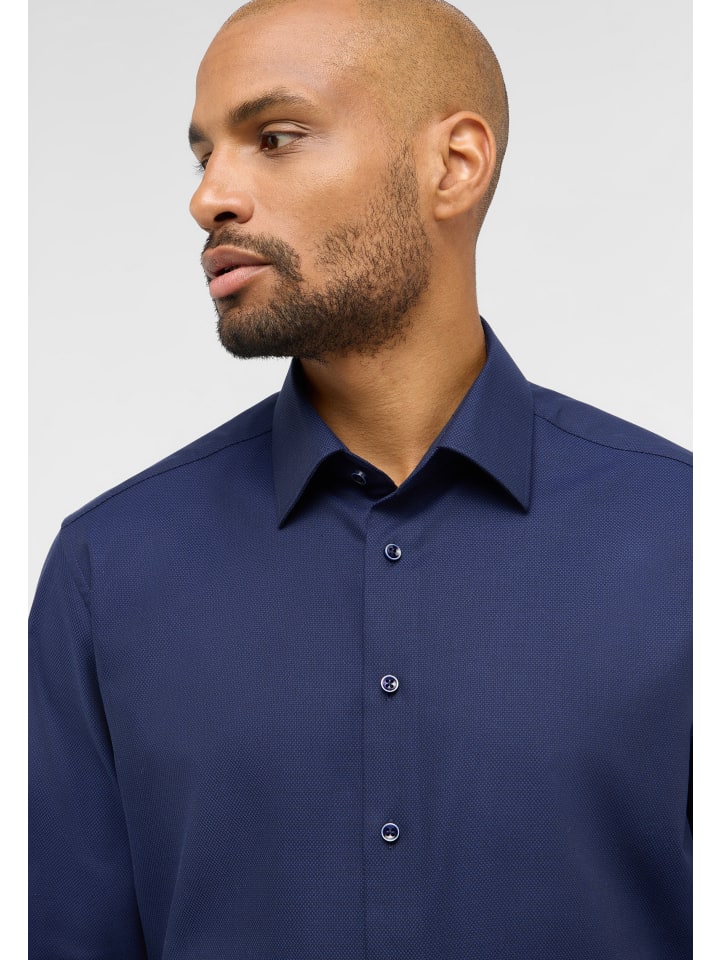 Eterna Hemd MODERN FIT in dunkelblau günstig kaufen