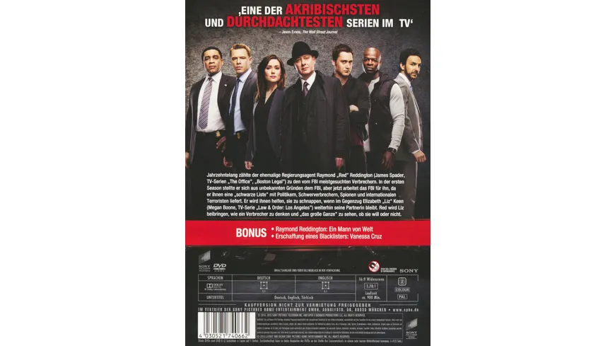 The Blacklist - Season 2  [5 DVDs]