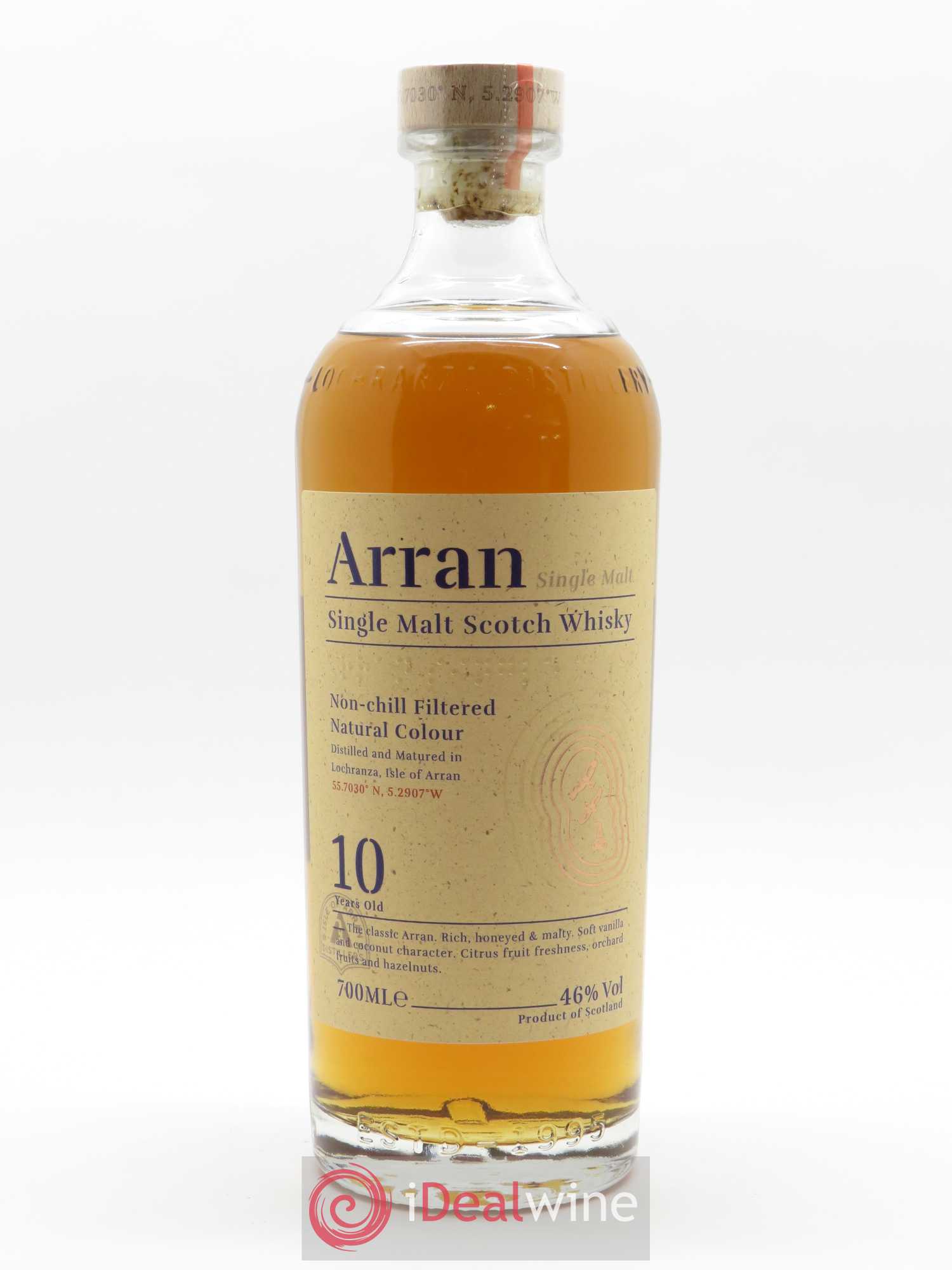 Whisky Arran 10 ans (70cl)  - Lot de 1 Bouteille