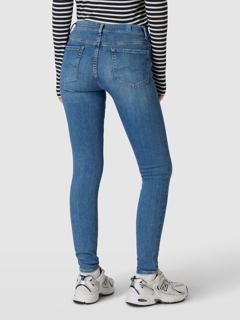 Jeans im 5-Pocket-Design Modell 'Kick' in blau