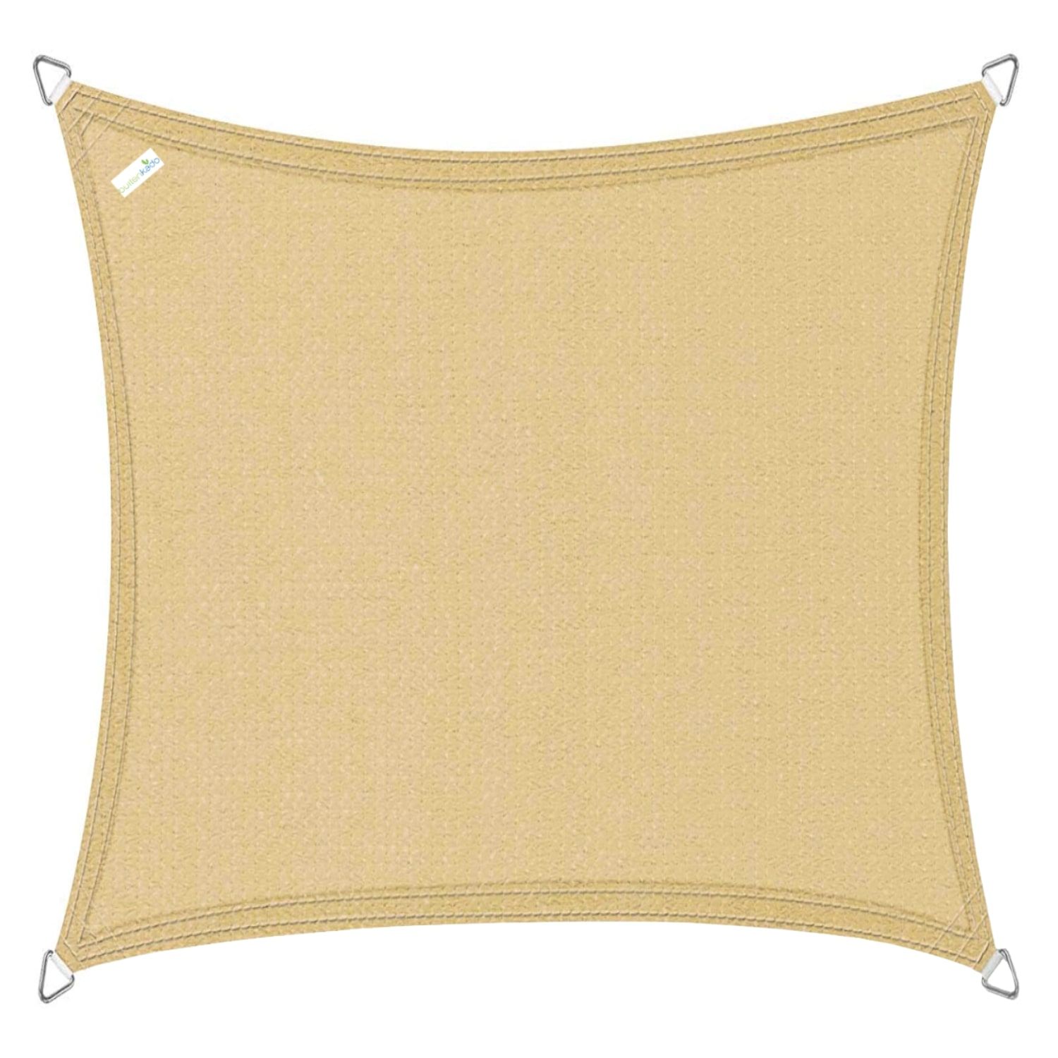 Buitenkado quadratisch 3x3 Sonnensegel mit Befestigungsset