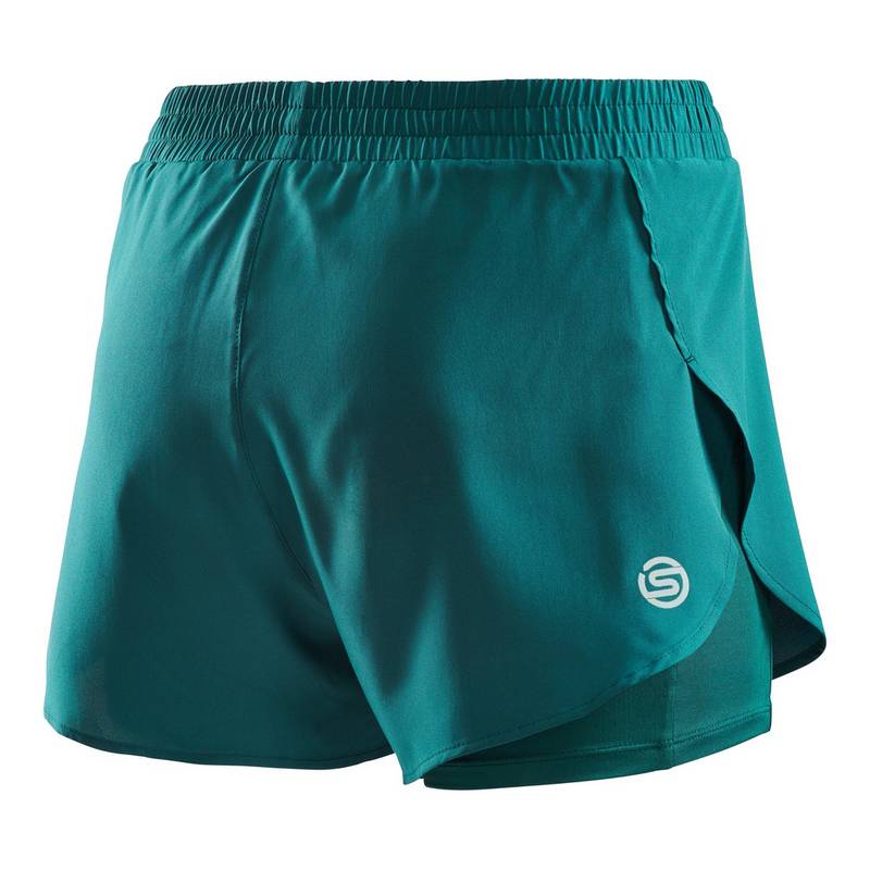 Skins 2-in-1 Superpose Funktionsshorts Damen