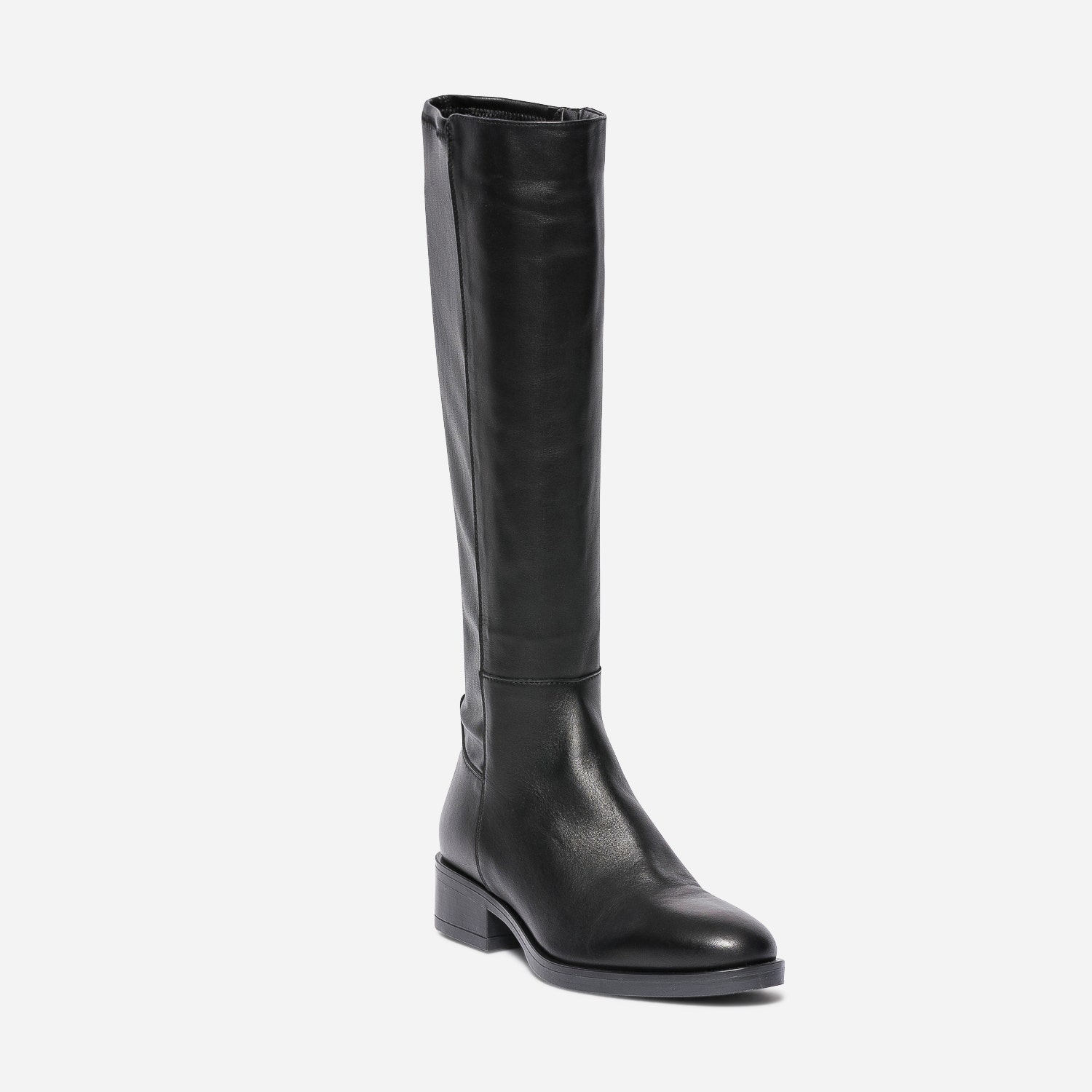 Botte noire en cuir