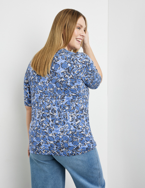 Halbarmshirt mit Allover-Print