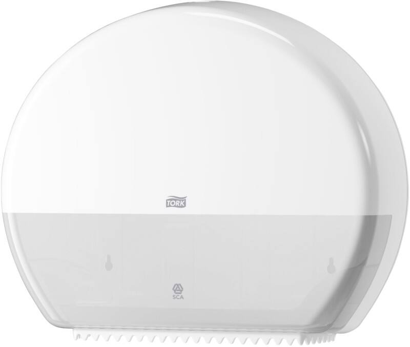 Tork Toilettenpapierspender T1 Jumbo Kunststoff Abschließbar Wandmontage Weiß