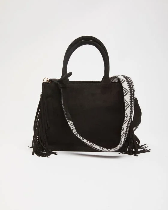 Sac à franges aspect suédé