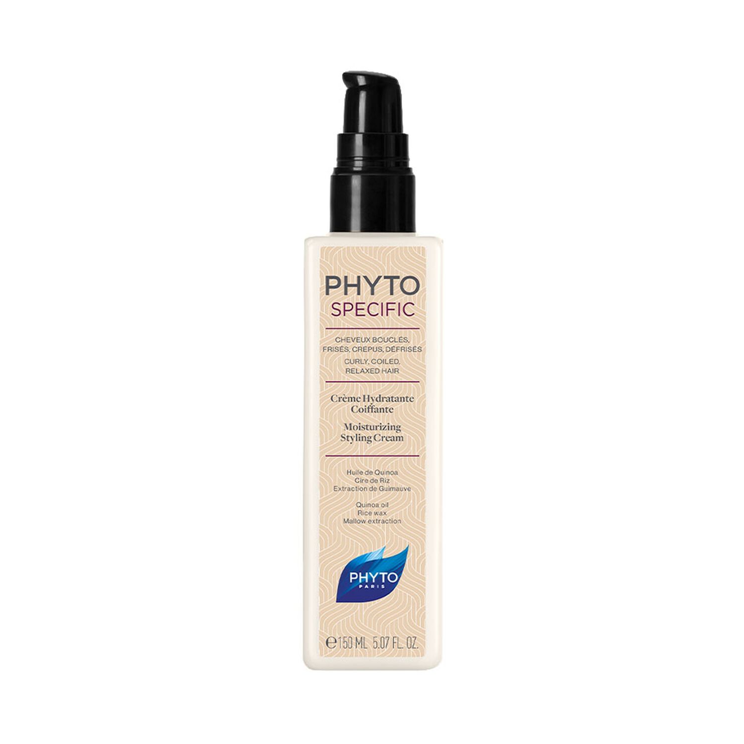 Phyto Phytospecific Crème Coiffante Hydratante - Cheveux Bouclés, Texturés ou Défrisés 150 ml