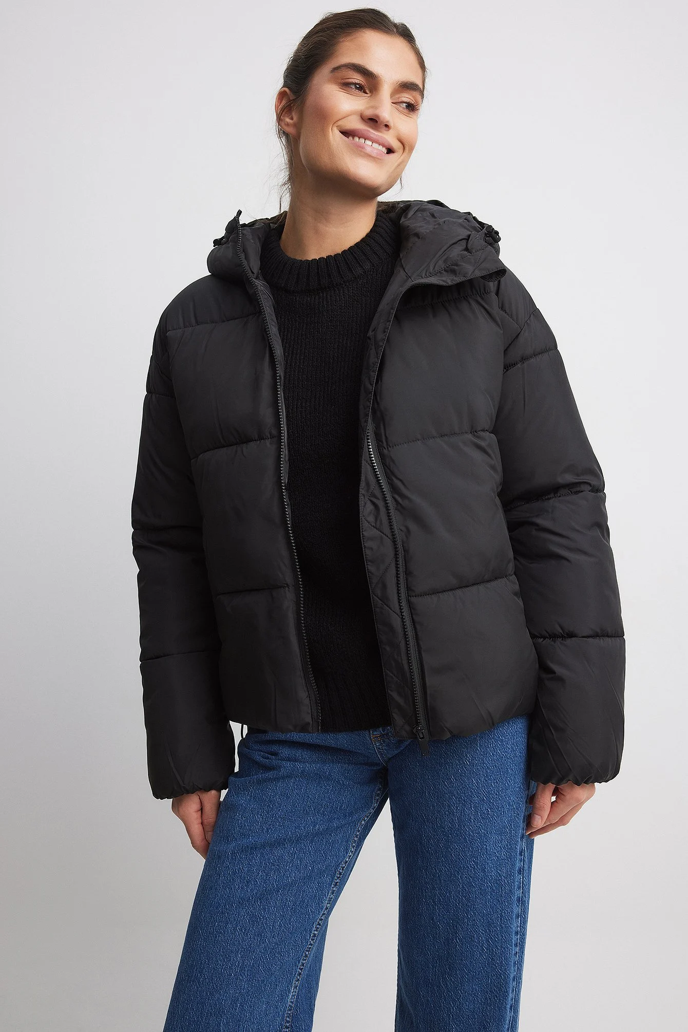Kurze gepolsterte Jacke