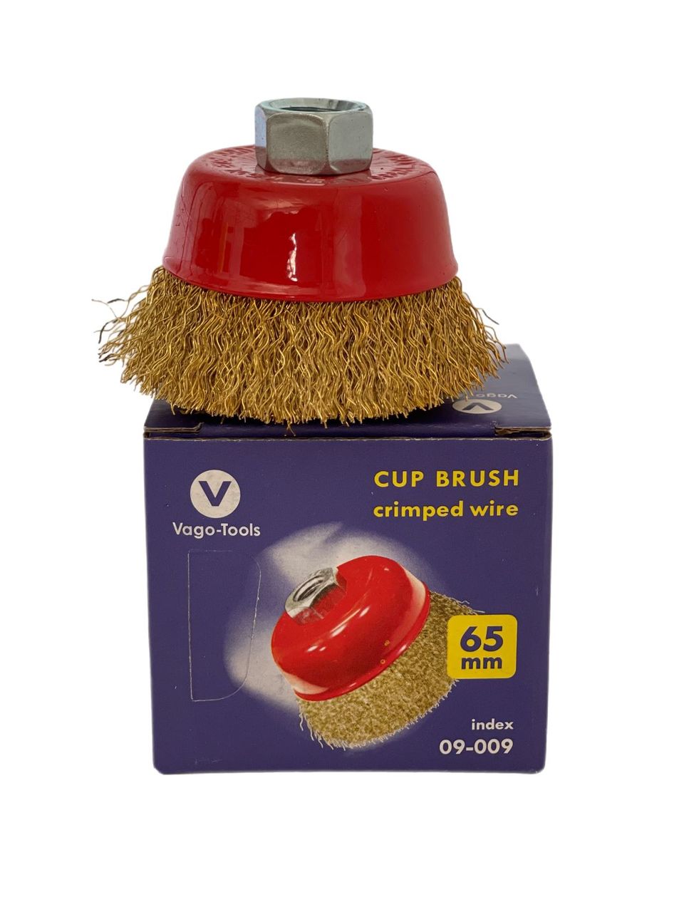 Vago-Tools Topfbürste 65mm Bürste gewellt Winkelschleifer & Flex 12x