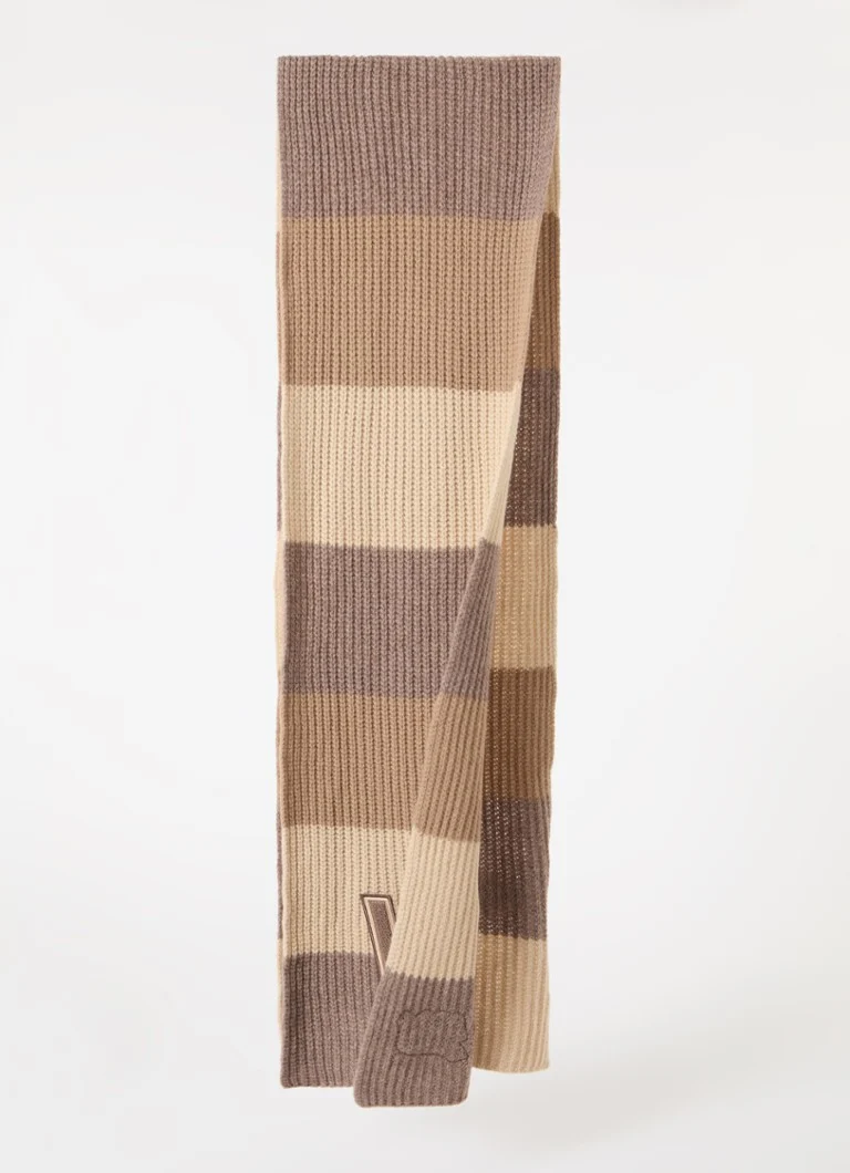 Eșarfă din lână MaxMara Bardies 200 x 35 cm