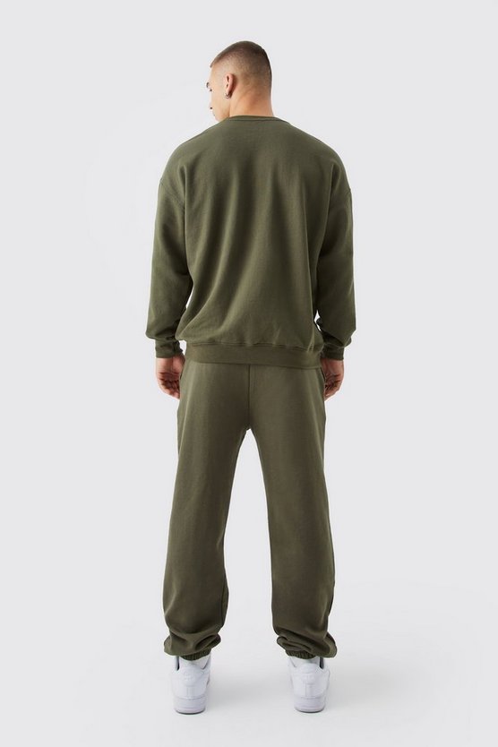 Sweatshirt-Trainingsanzug mit Moto-Print