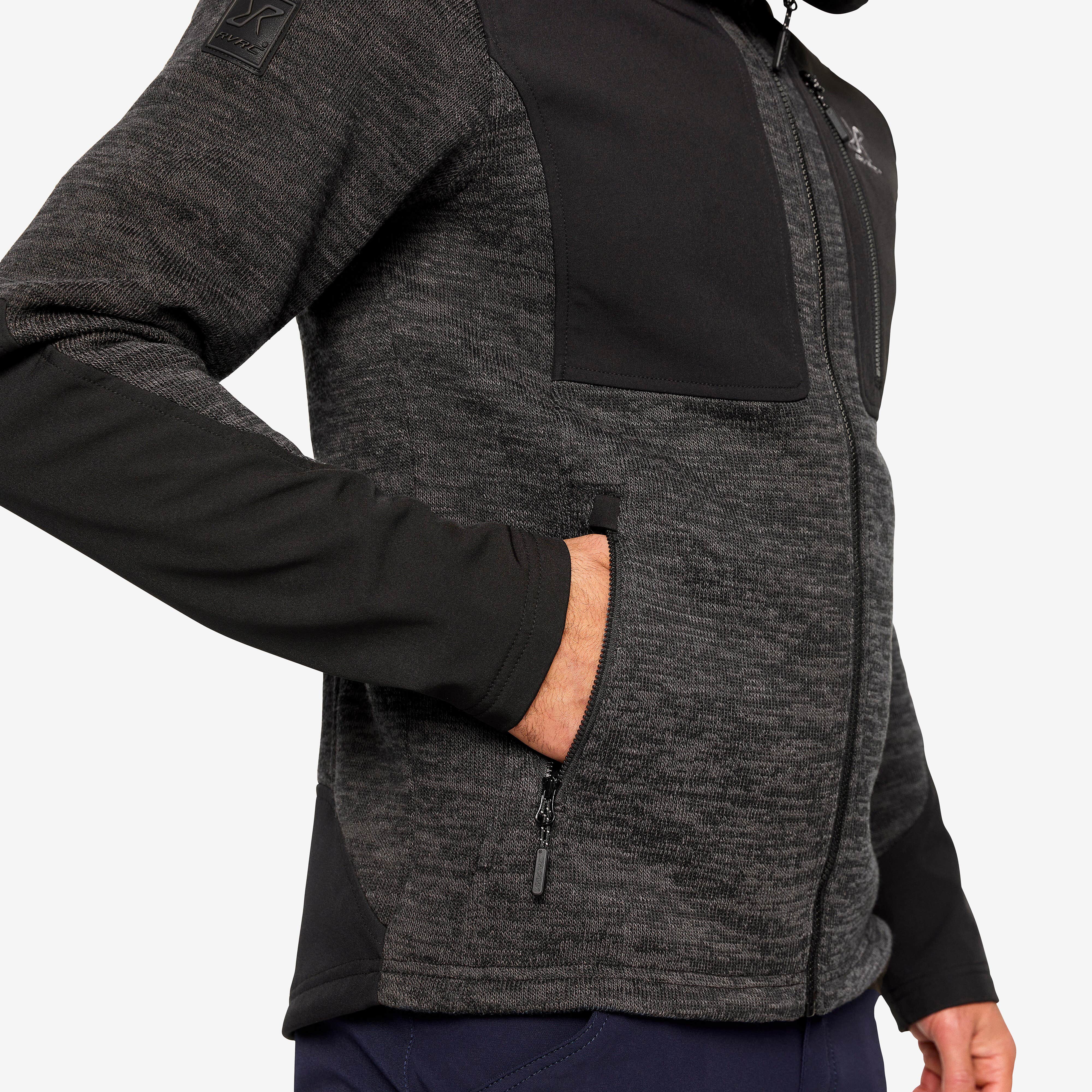 Wander Pro Wool Hoodie Homme Anthracite