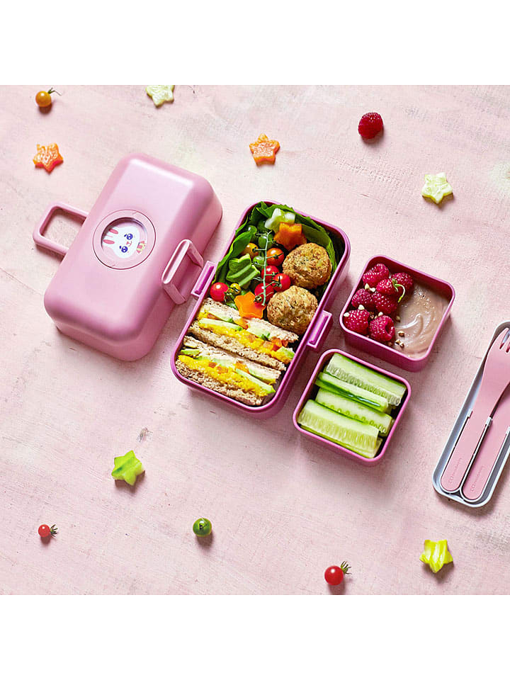Monbento 7tlg, Lunch-Set in Rosa/ Pink günstig kaufen onesize