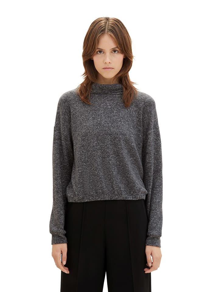 Tom Tailor Sweatshirt in Anthrazit günstig kaufen