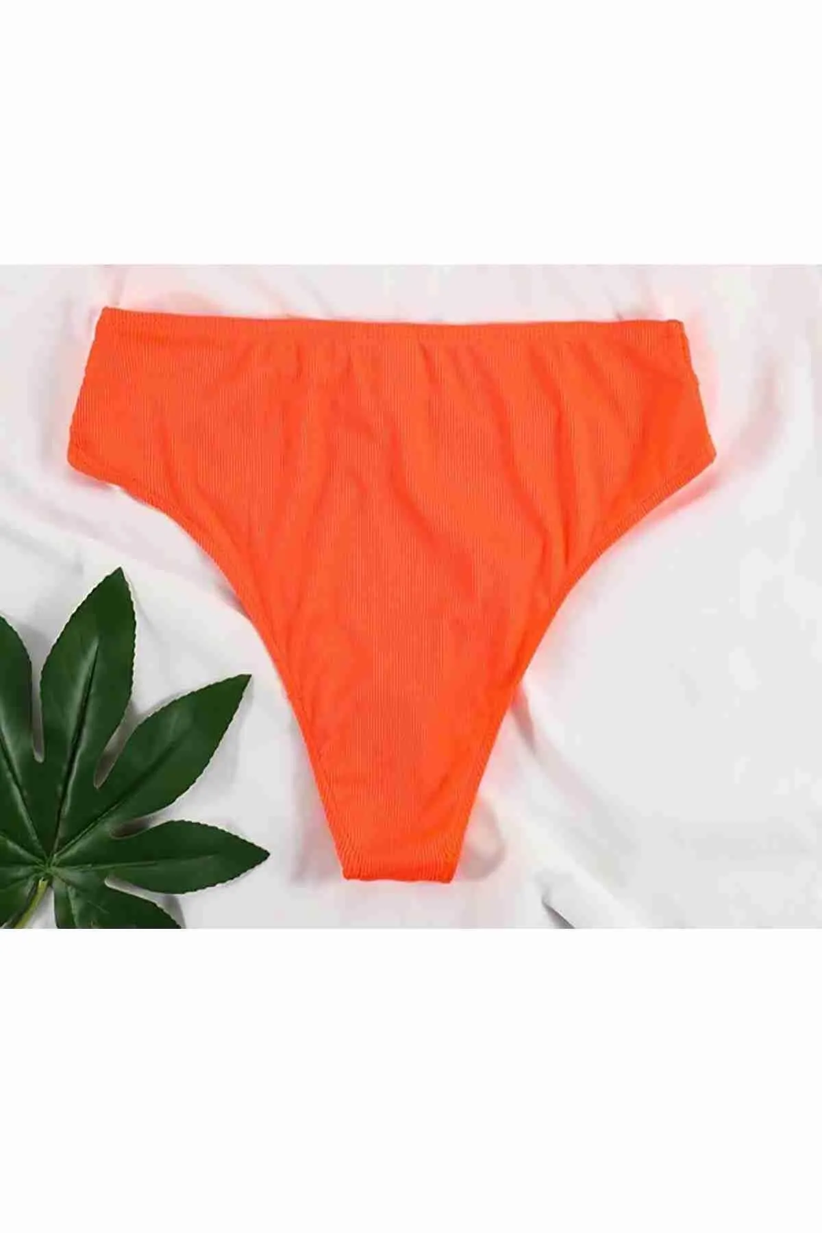 Angelsin  Unterwäsche Passion Bikinihose mit hoher Taille, Orange