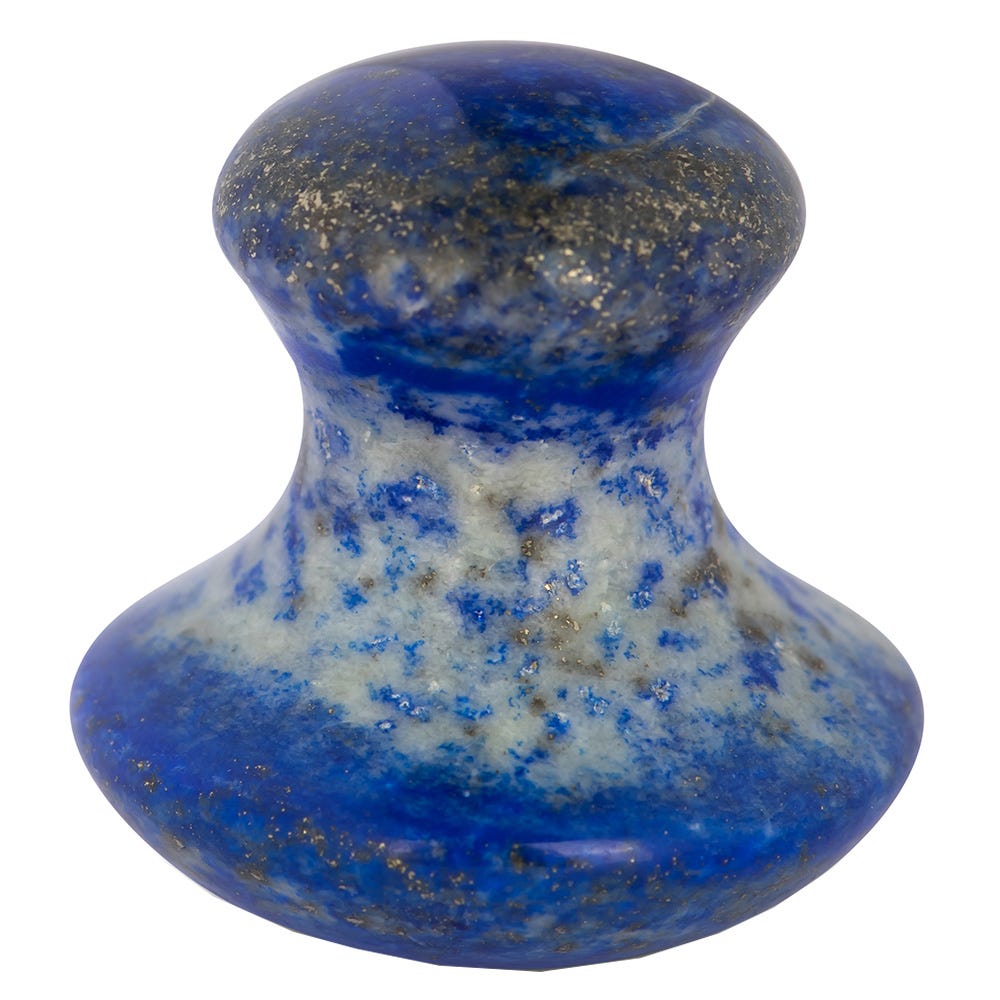 YÙ Beauty Lapislazuli Gua Sha Mushroom