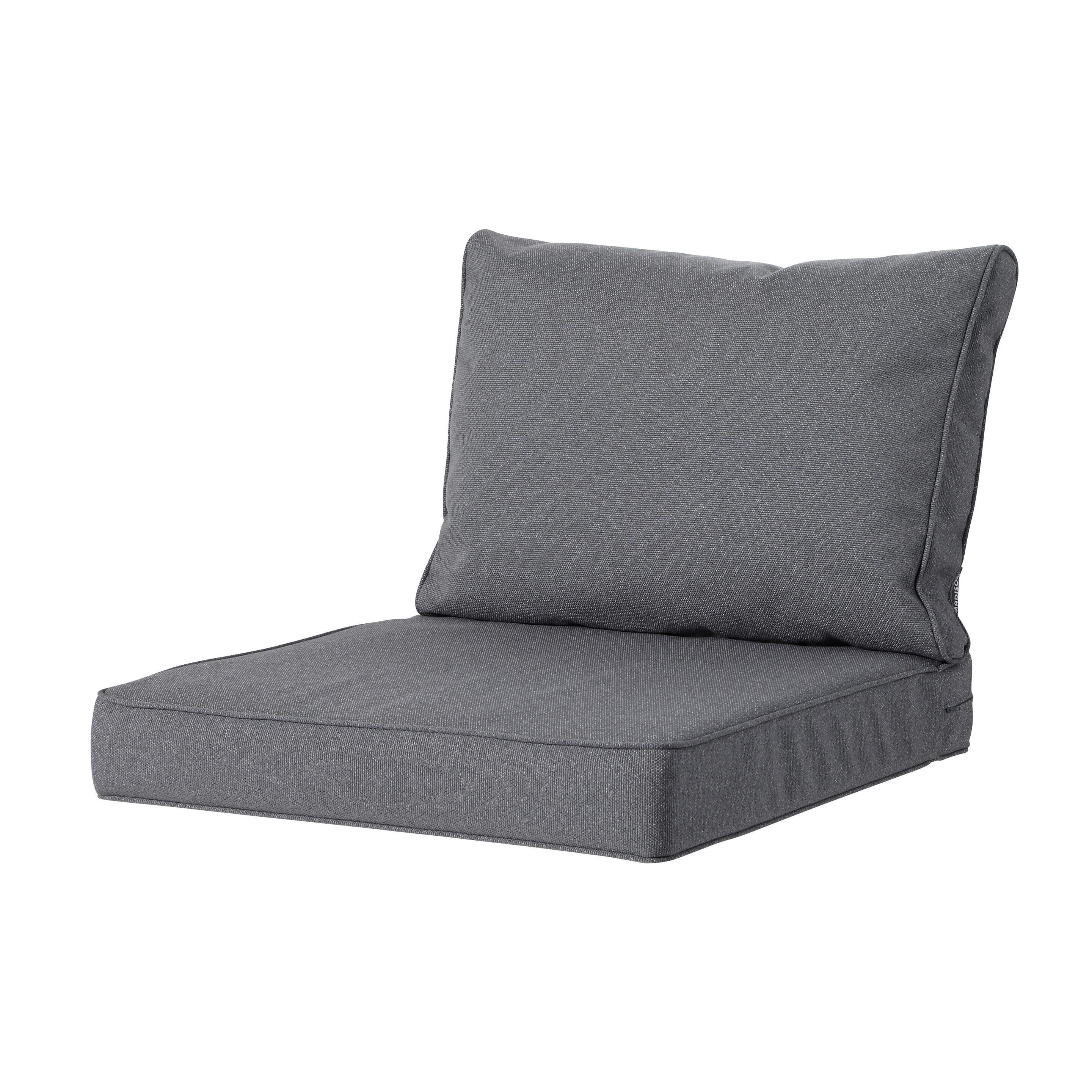Madison Outdoor Manchester Grey 73x40 Loungekissen