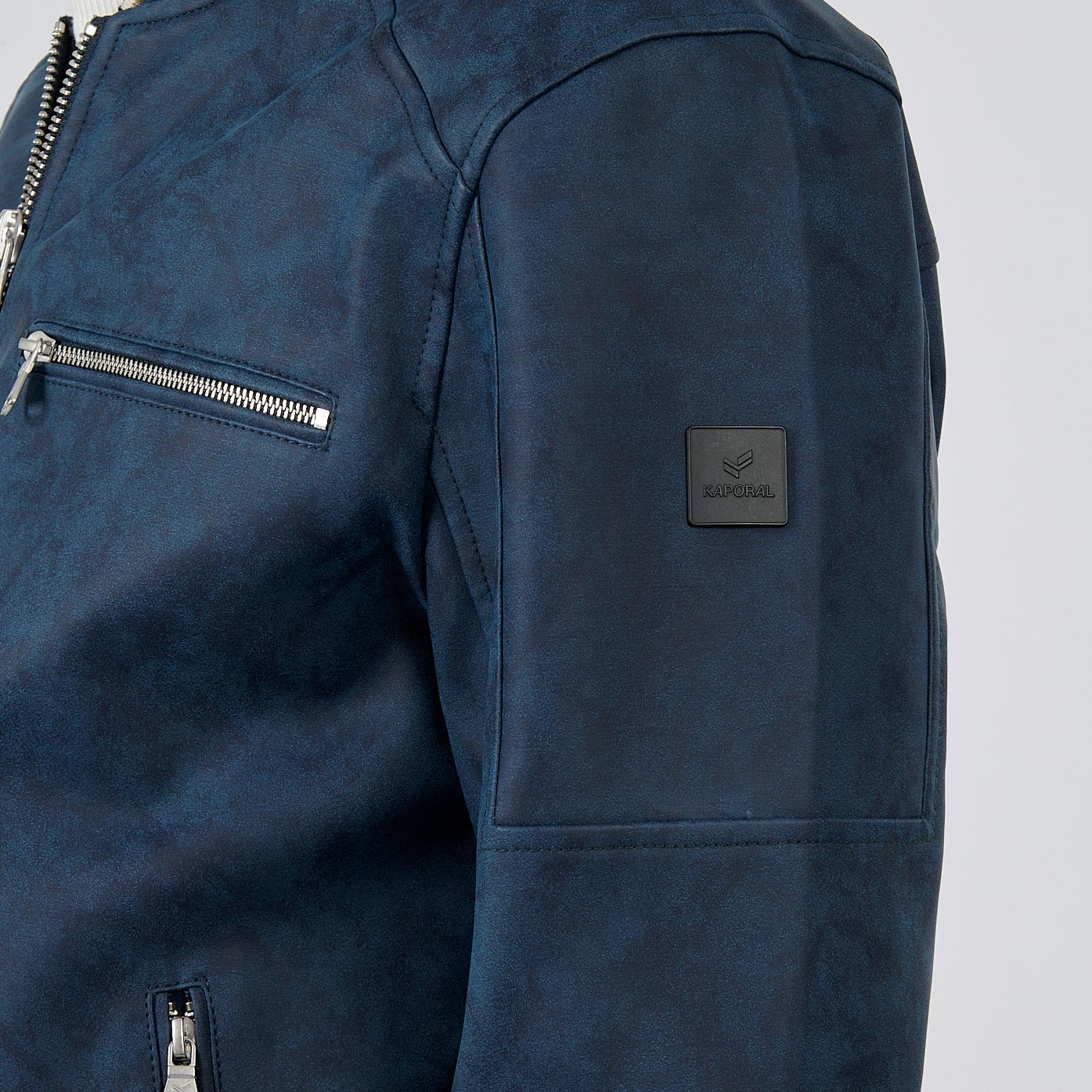MAHO   Blouson bleu homme