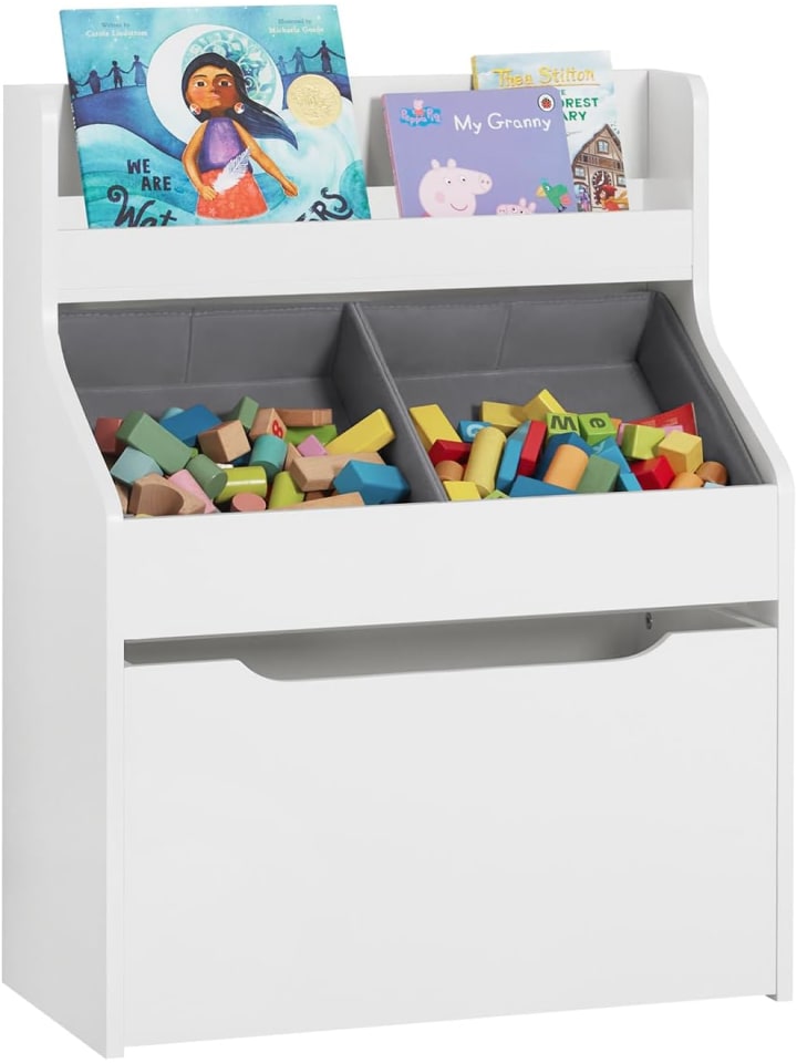 SoBuy Bücherregal in Weiß - (B)63 x (H)80 x (T)32cm günstig kaufen onesize