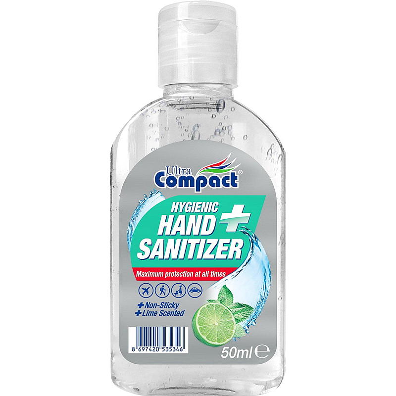 Hånddesinfeksjon 50 ml Ultra compact lime
