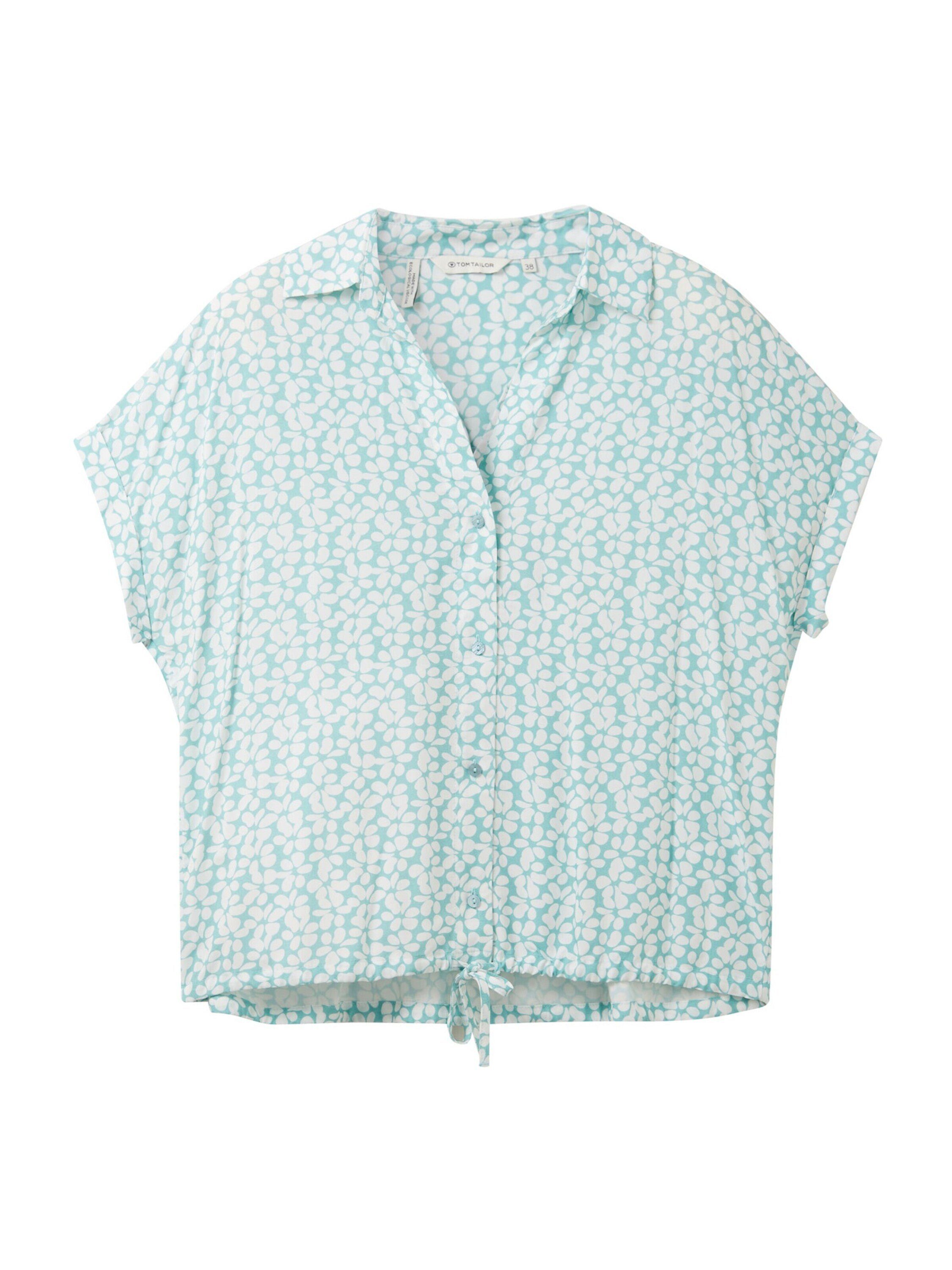 TOM TAILOR Funktionsbluse (1-tlg) Drapiert/gerafft, Falten
