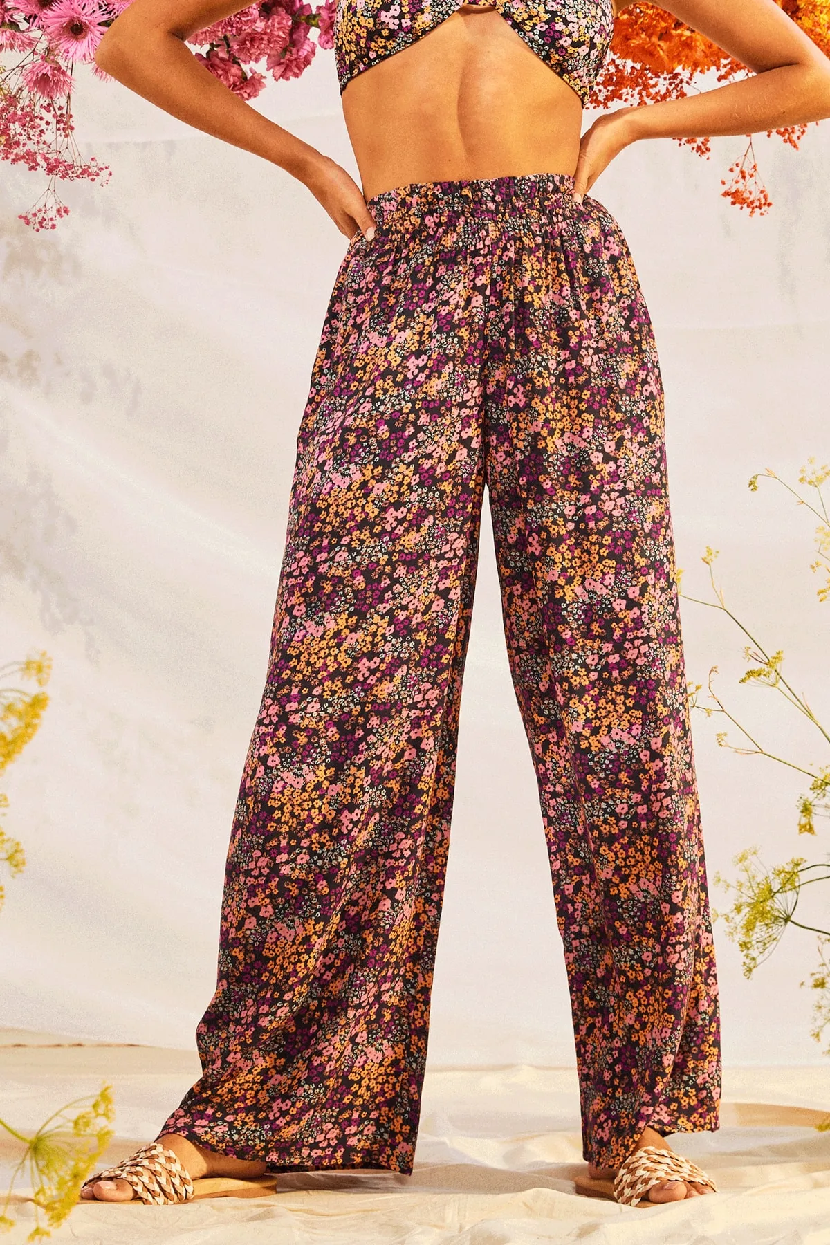Roxy  Hose ARJNP03273-KVJ8 ANTHRAZIT FLORAL DAZE