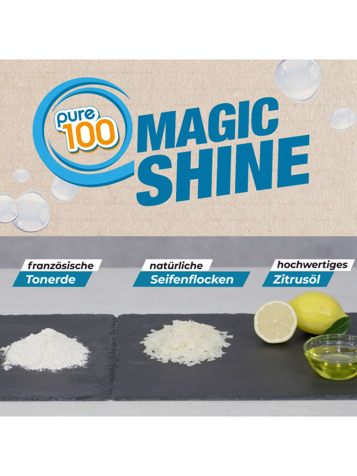Pure100 Pure 100 Multi-Oberflächenreiniger MagicShine in Gelb günstig kaufen onesize