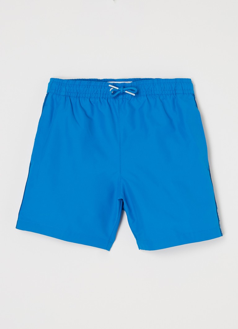 Calvin Klein swim shorts with side pockets and logo print