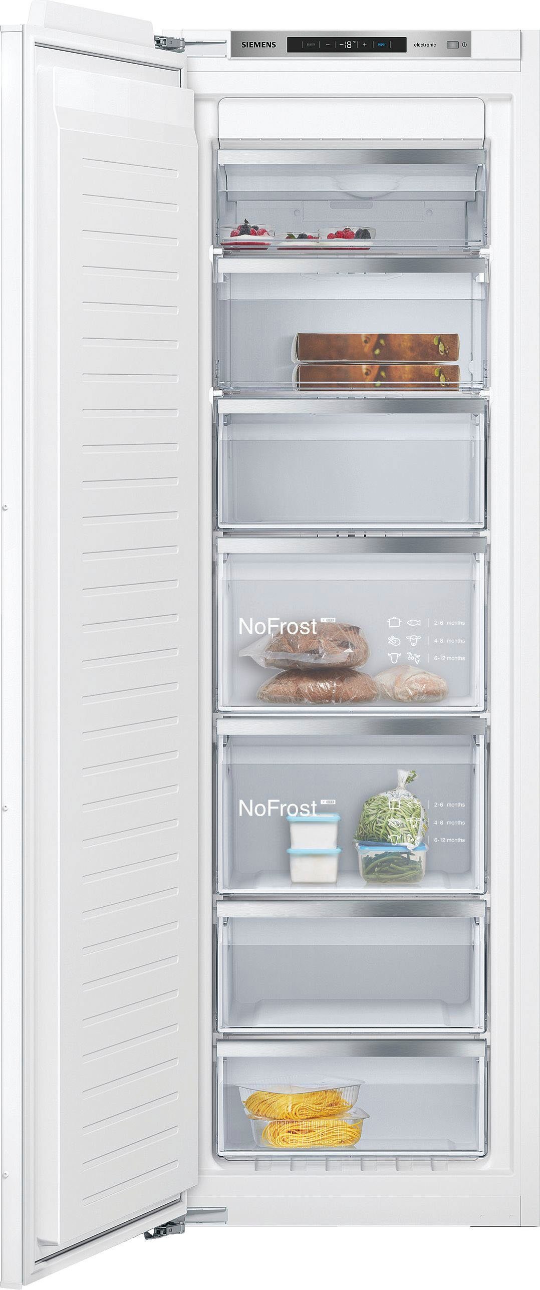 SIEMENS Einbaugefrierschrank iQ500 GI81NACF0, 177,2 cm hoch, 55,8 cm breit