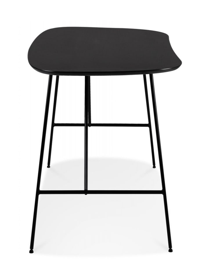 KADIMA DESIGN Schreibtisch FIONA Schwarz Eiche | Bürotisch mit Metallgestell in Schwarz günstig kaufen onesize