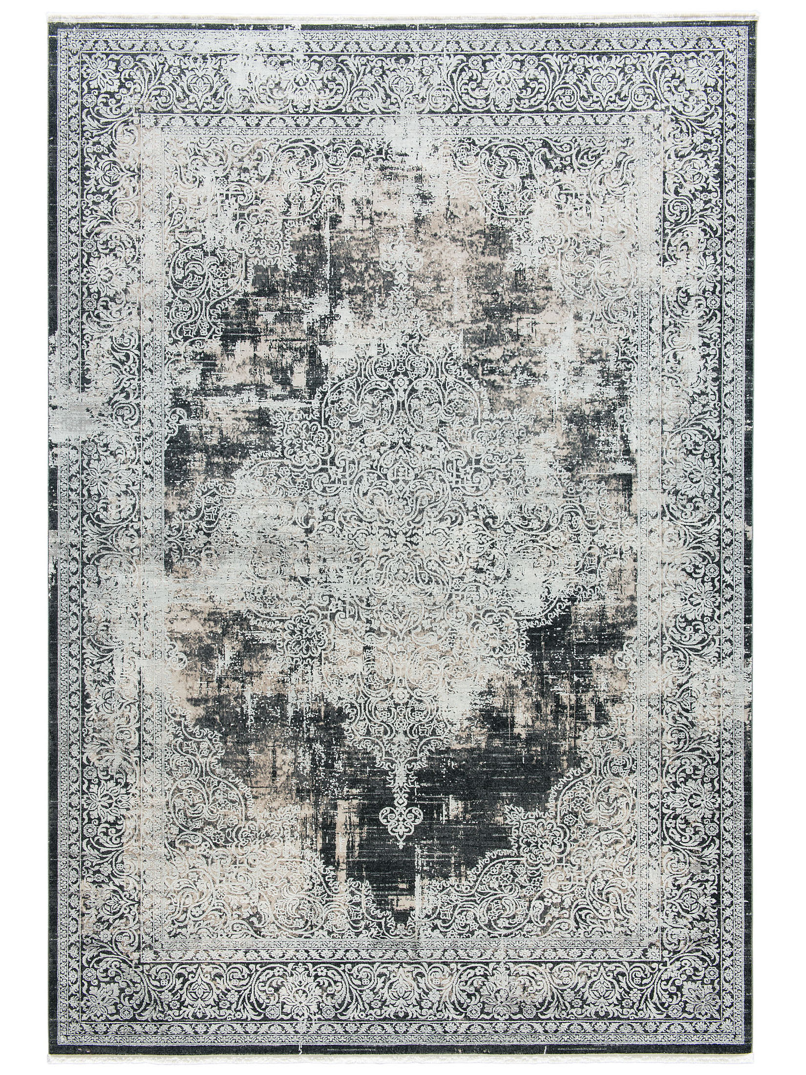 Alessandria Vintage-Teppich, Silber